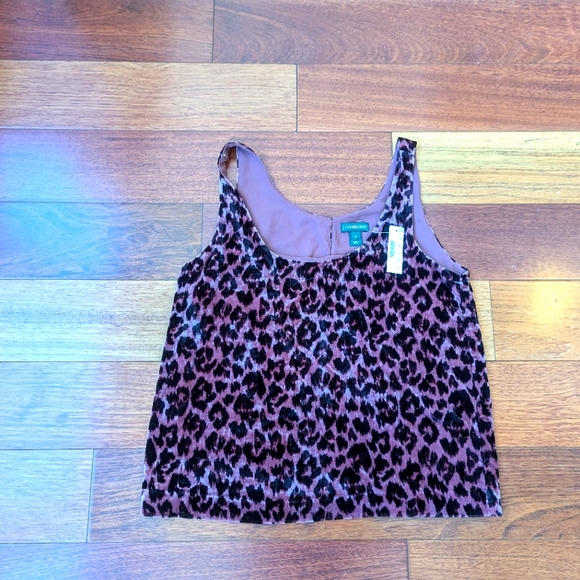 J.Crew Always Leopard Velvet Print NWT size 12 - Picture 1 of 6